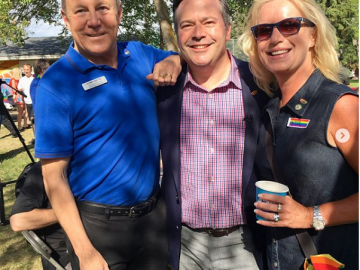 At the United Conservative Party Edmonton Pride Breakfast with UCP leader Jason Kenny - June 10, 2018