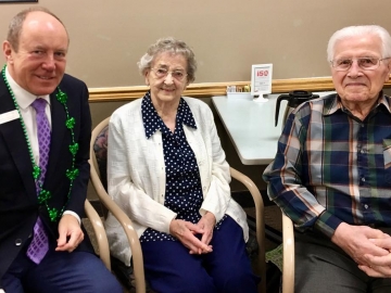 Happy-to-chat-to-Mary-and-John-Shupenia-residents-at-Beverly-Place-Lodge-attending-today’s-St.-Patrick’s-lunch-March-15-2019.