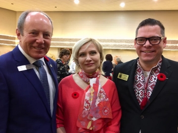 Happy to officiate at the 45th Anniversary of the Ukrainian Youth Unity Complex - Nov. 10, 2018