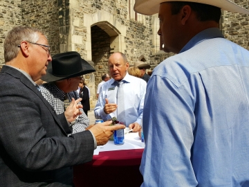 Meeting members of the Canadian Cattleman's Association - Sept 26, 2017