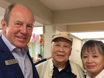 Visiting the Edmonton Chinese Seniors Lodge - Sept. 22, 2017