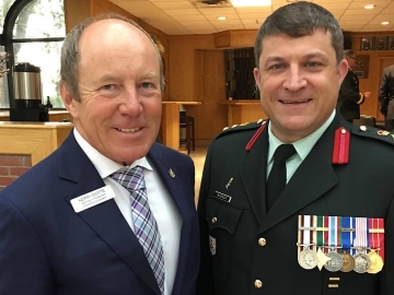 Welcoming Incoming Commander Col. Scott McKenzie at CFB Edmonton - July 31, 2017