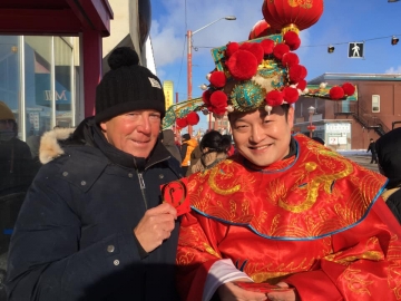 At the Chinatown and Area Business Association Lunar New Year celebration in Edmonton - February 9, 2019