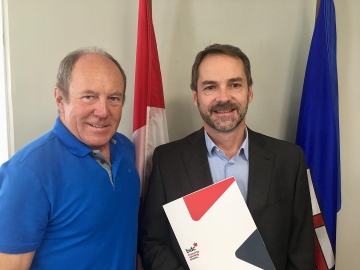 Glad to have meeting with Business Development Bank of Canada (BDC) Alberta North VP Todd Tougas - July 27 2018