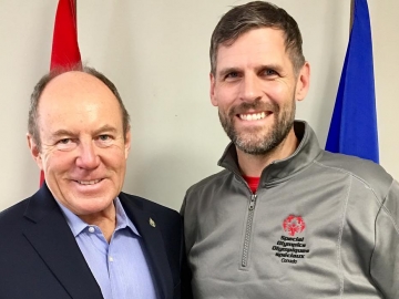 Meeting with Special Olympics Alberta President Johnny Byne - Dec 1, 2017