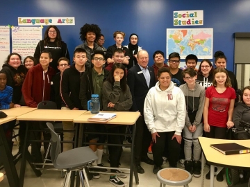 Really enjoyed talking to Grade 9 students at Ivor Dent School about MP life and answering their good questions - October 10, 2018
