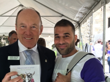 The Telus Days of Giving Kits for Kids event on Parliament Hill