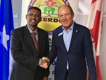 Visiting the Somali Canadian Education + Rural Development Organization (SCERDO) - July 26, 2017
